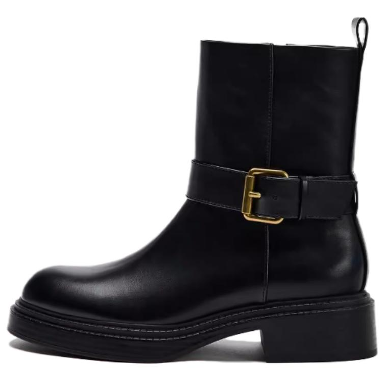 ZARA Ankle Boots 3.7cm Women's Black