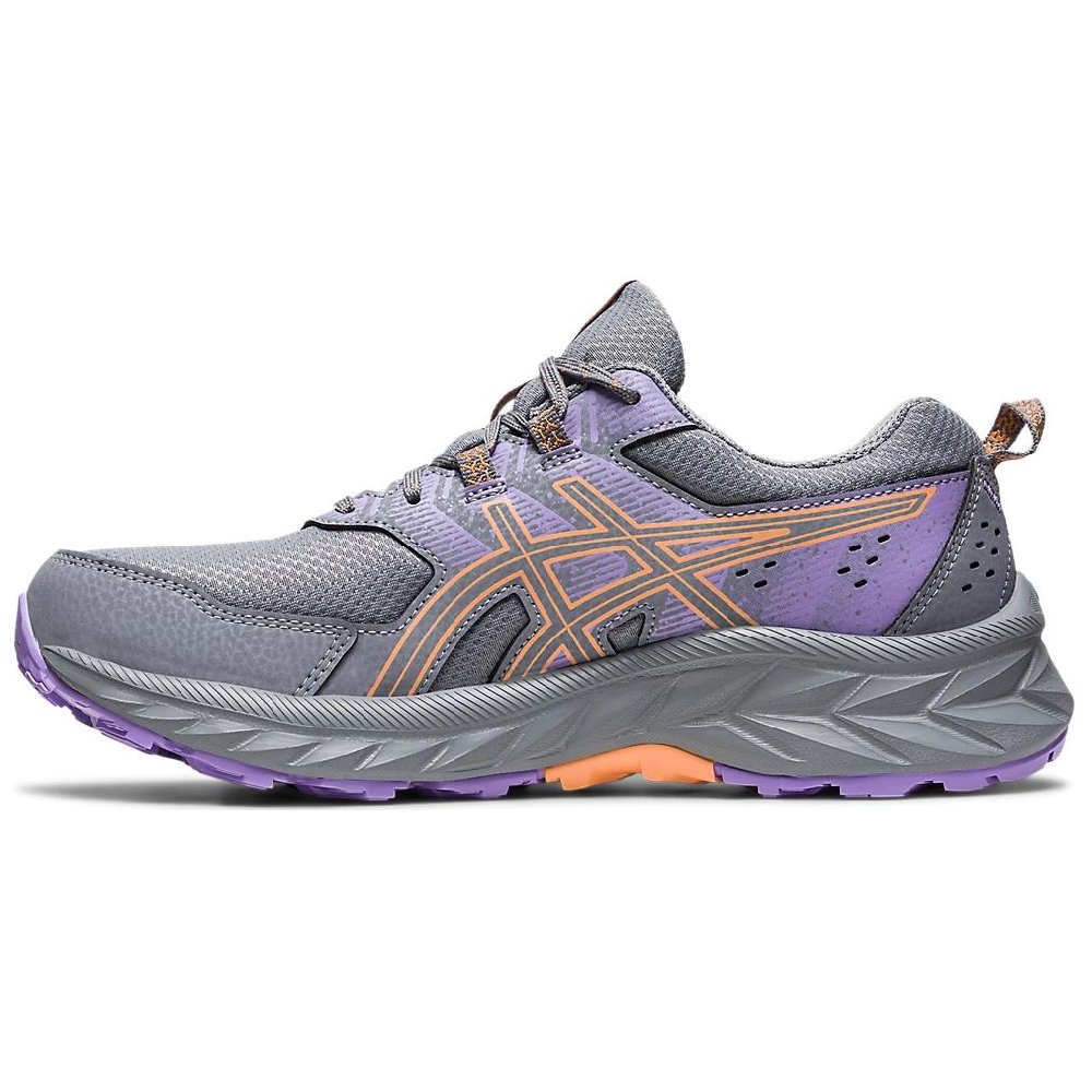 Asics Gel-Venture 9 Anti-Slip Wear-Resistant Low-Top Casual Running Shoes Women's Gray Purple
