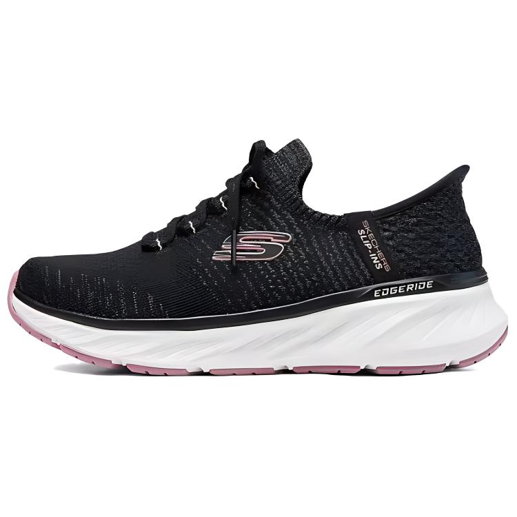Skechers Sport Cushioned Wear-Resistant Coverage Low-Top Casual Shoes Women's Black