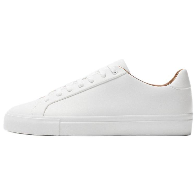 ZARA Low Top Skateboard Shoes Men's White
