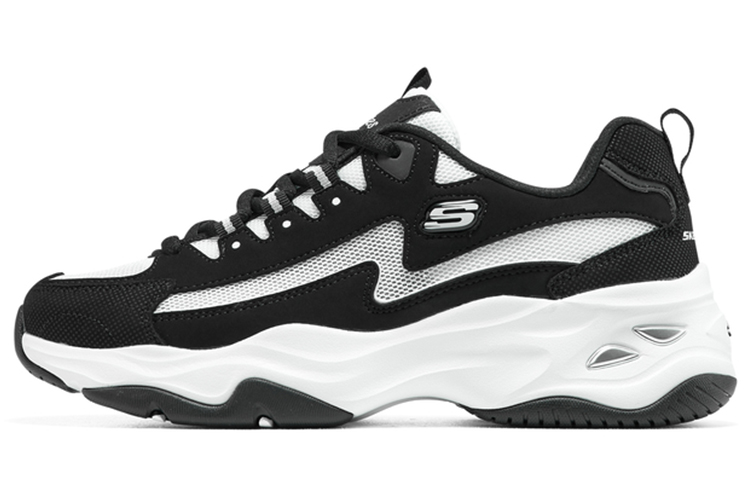 Skechers D'Lites 4.0 'Black White' Women's