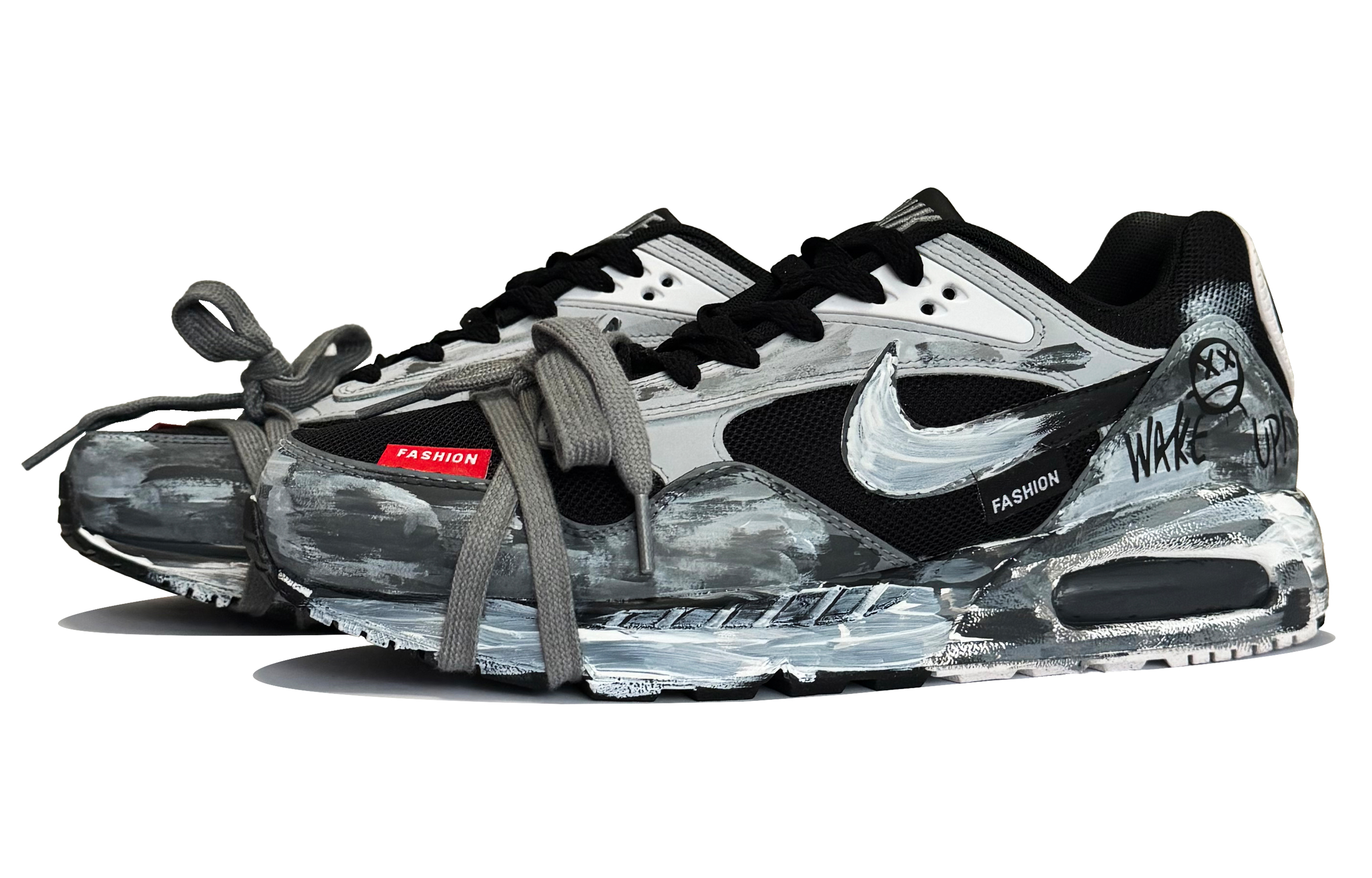 Nike Air Max Correlate Arousal Anti-Slip Wear-Resistant Low-Top Casual Shoes Unisex Black Gray купить в интернет-магазине Yoocart с быстрой доставкой по России.