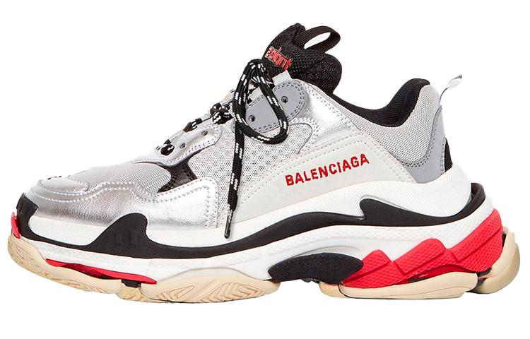 Balenciaga Triple S Silver Black 2019 Women's