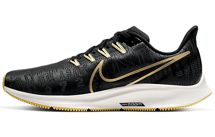 Nike Air Zoom Pegasus 36 Premium 'Black Metallic Gold' Women's