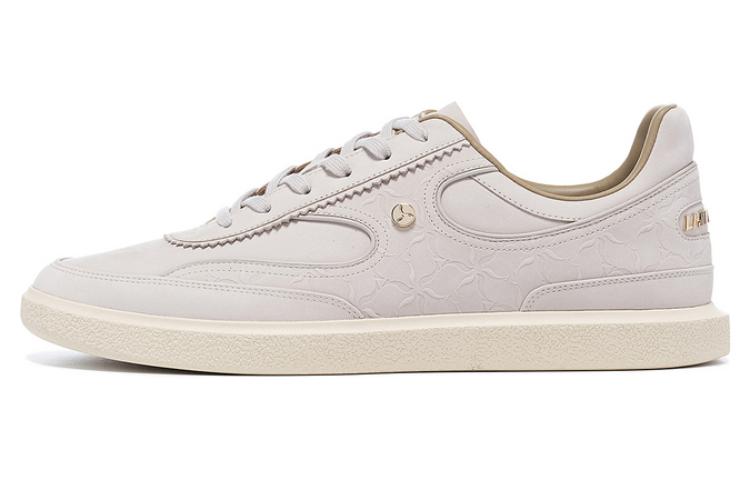 LI NING 1990 Low Top Skateboard Shoes Men's Dawn Gray