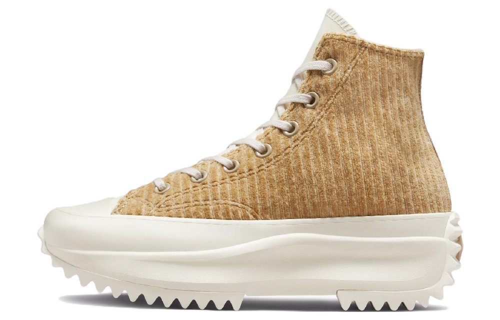 Converse Run Star Hike Platform High 'Striped Knit Nomad Khaki'
