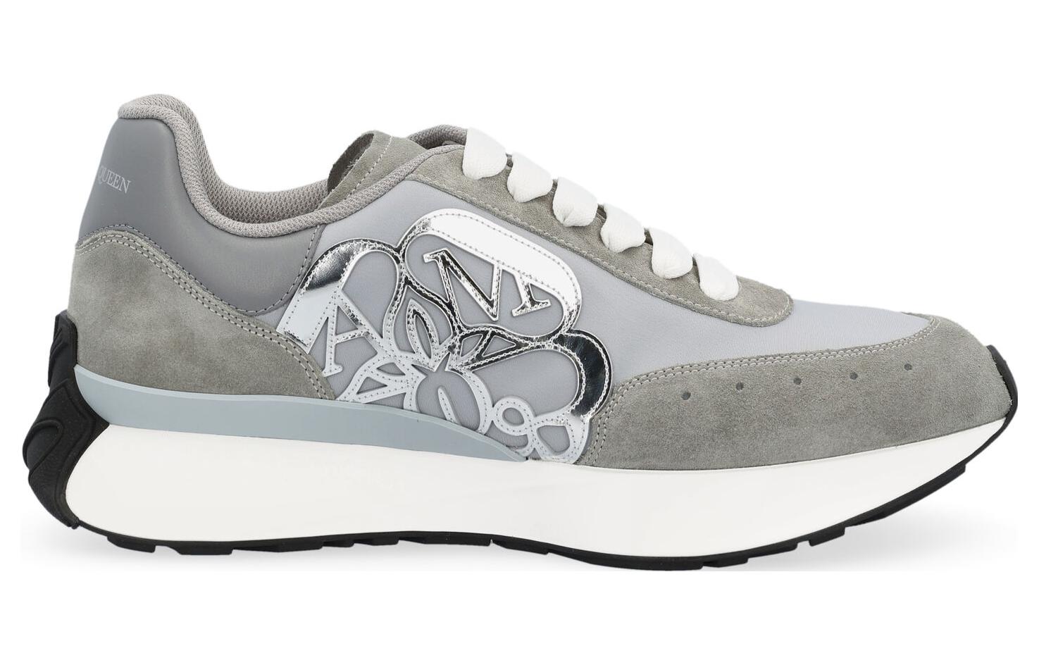 Alexander McQueen Sprint Runner Logo Embossed Sneakers