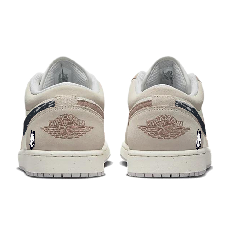 Jordan Air Jordan 1 Vintage Basketball Shoes Unisex Low top White/Brown купить в интернет-магазине Yoocart с быстрой доставкой по России.