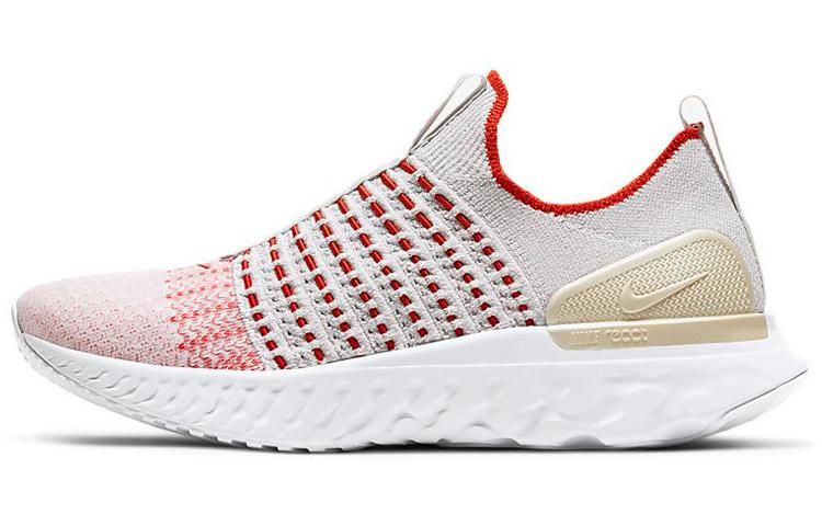 Nike React Phantom Run Flyknit 2 Vast Grey Fire Pink Team Orange Women's