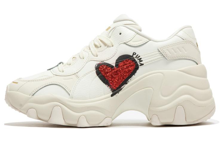 Puma Pulsar Wedge "CN Heart" Frosted Ivory Women's