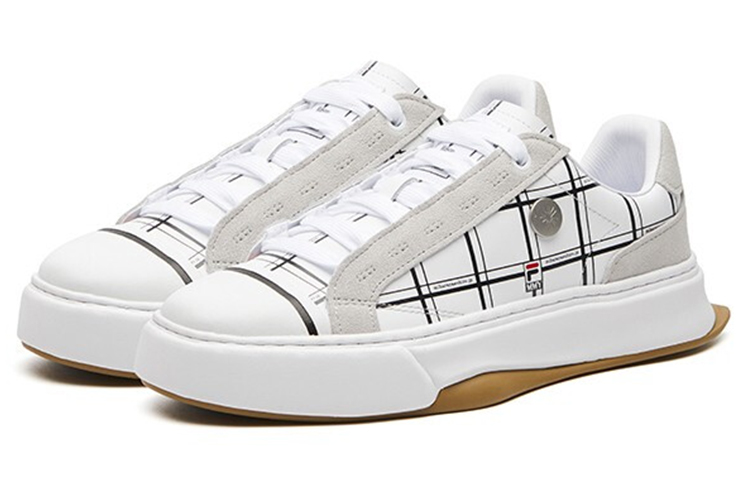 FILA FUSION Canvas Shoes 'White CheckeRed' Women's купить в интернет-магазине Yoocart с быстрой доставкой по России.