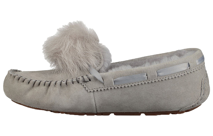 UGG Dakota Pom Pom Slip On Grey Women's