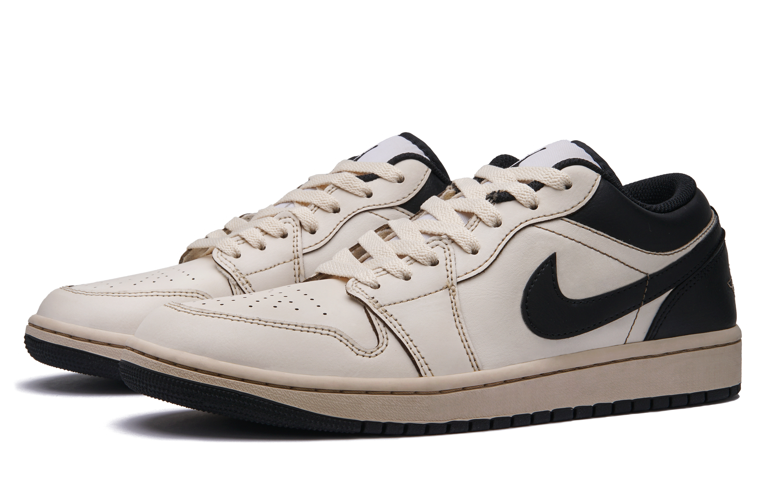 Jordan Air Jordan 1 Cocoa Milk Wear-Resistant Low-Top Vintage Basketball Shoes Men's Black купить в интернет-магазине Yoocart с быстрой доставкой по России.