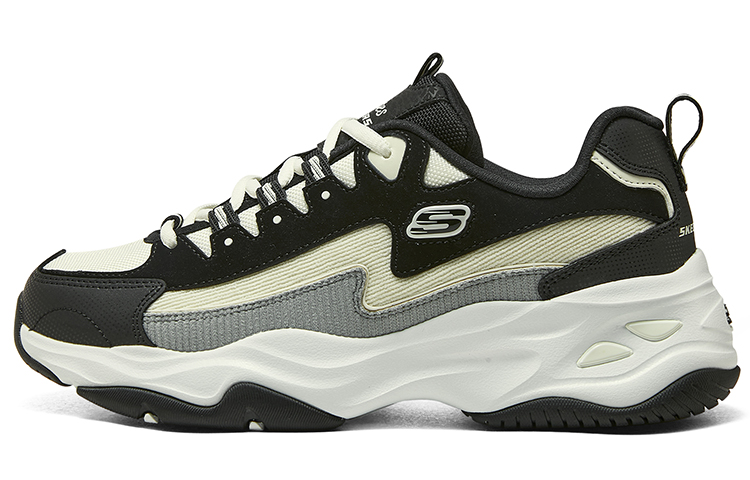 Skechers Dlites 1.0 'Black Beige' Women's