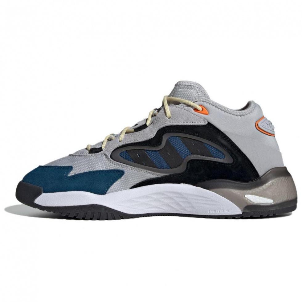Adidas Originals Streetball Anti-Slip Wear-Resistant Low-Top Casual Shoes Unisex Gray Black