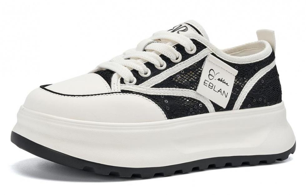 EBLAN Skateboard Shoes Women's Beige Black купить в интернет-магазине Yoocart с быстрой доставкой по России.