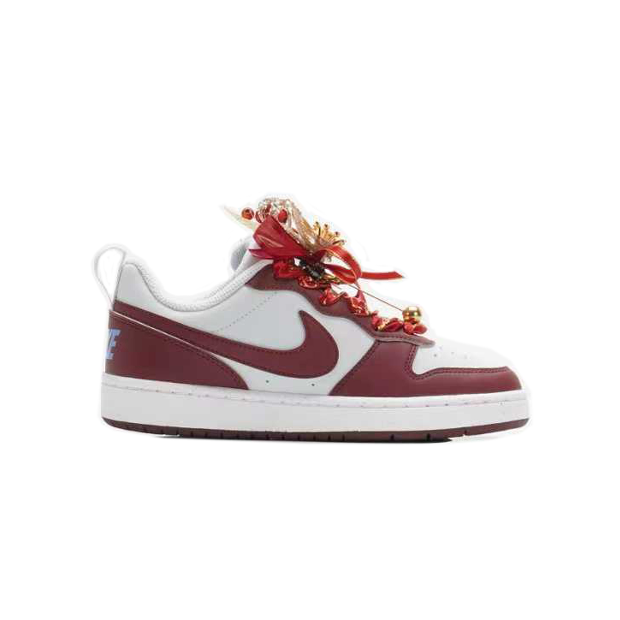Nike Court Borough Low top Skateboard Shoes Unisex Red
