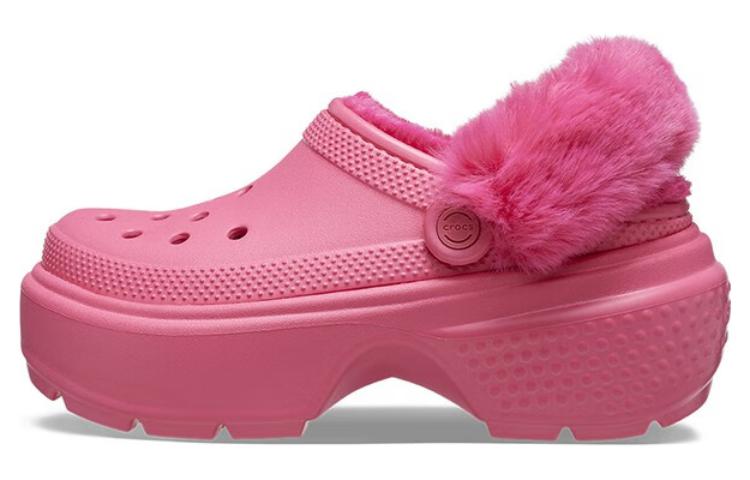 Crocs Stomp Lined Clog 'Hyper Pink' Women's