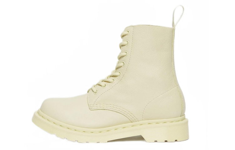 Dr. Martens 1460 Pascal Mono Lace Up Boots 'Cream' Women's