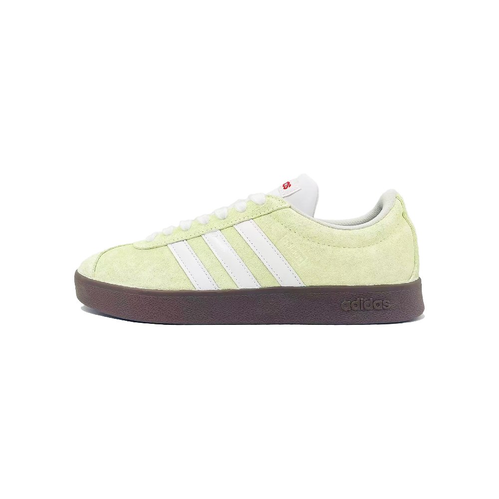 Adidas VL COURT 2.0 Lemon Memory Lightweight Low Top Skateboard Shoes Unisex Light Green