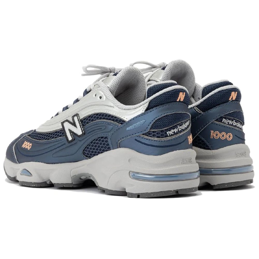 New Balance 1000 Abrasion Resistant Low Top Running Shoes Men's Blue