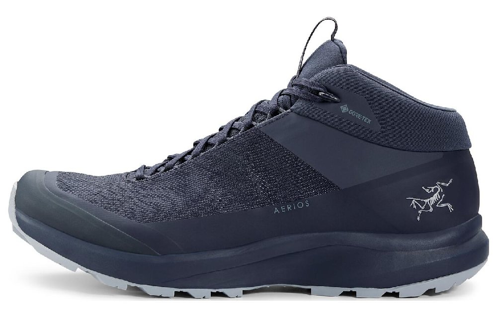 Arcteryx Aerios GTX Anti-Slip Wear-Resistant Mid-Top Outdoor Shoes Unisex Blue