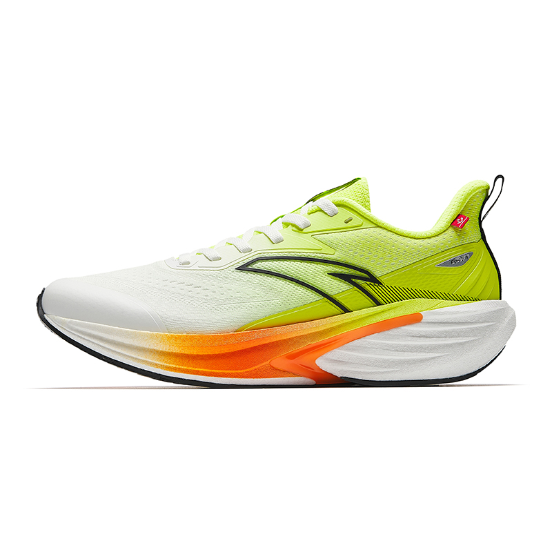 Anta Running Shoes Men's Fluorescent Bright Lime/Papyrus White/Basic Black