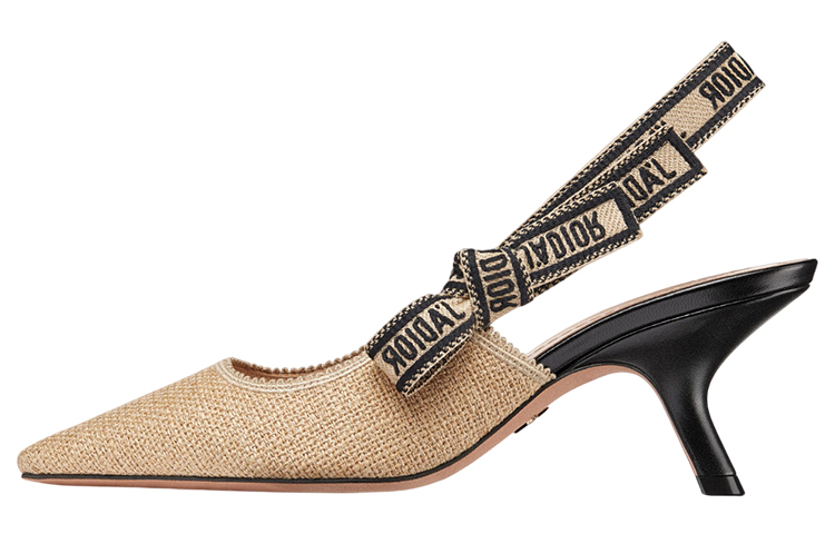 DIOR J'Adior Irregular Heel High Heels 6.5cm Women's Beige
