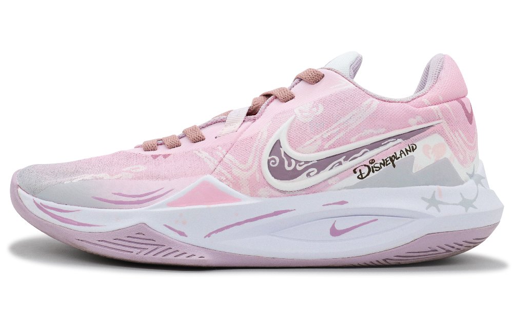 Nike Precision 6 Happy Land Cushioning And Abrasion Resistant Coverage Low Top Basketball Shoes Unisex Pink