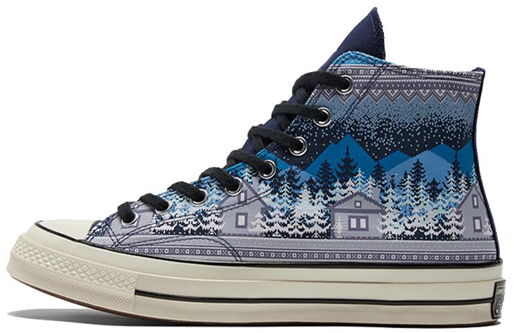 Chuck 70 Converse High 'Holiday Sweater Midnight Navy'