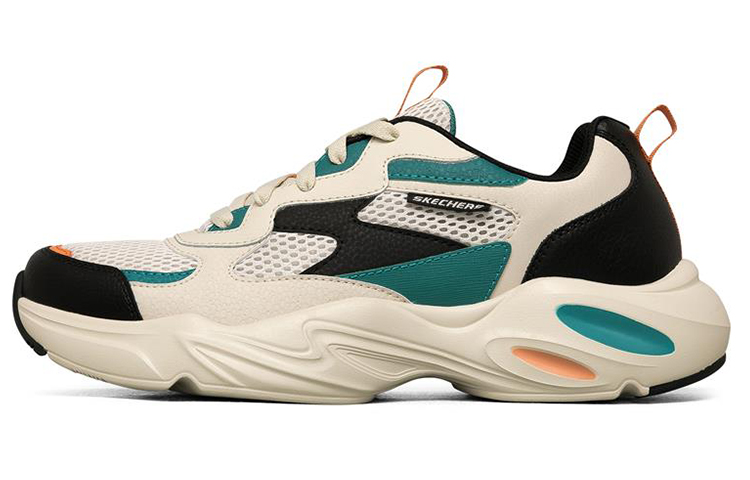 Skechers Stamina Airy Low Top Chunky Sneakers Men's Ecru