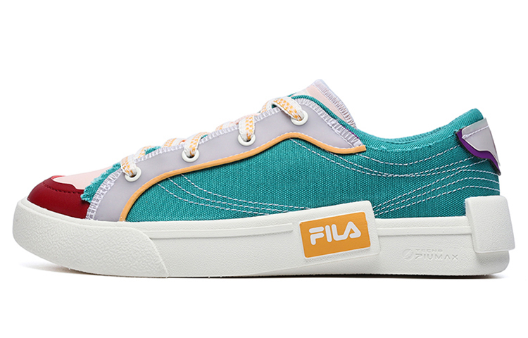 FILA FUSION POP Canvas Shoes Women's Low-Top Duck Water Blue/Amber