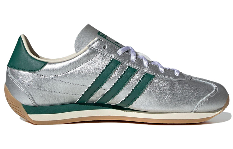 Adidas Originals Country Og Silver Metallic Collegiate Green Women's