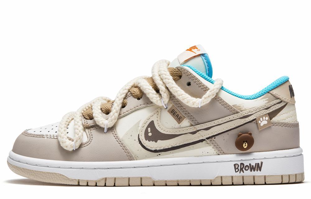 Nike Dunk Skateboard Shoes Women's Low-Top White