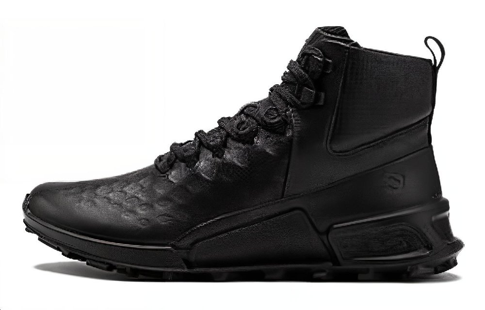 Ecco Step 2.1 Series Wear-Resistant High-Top Outdoor Shoes Women's Black