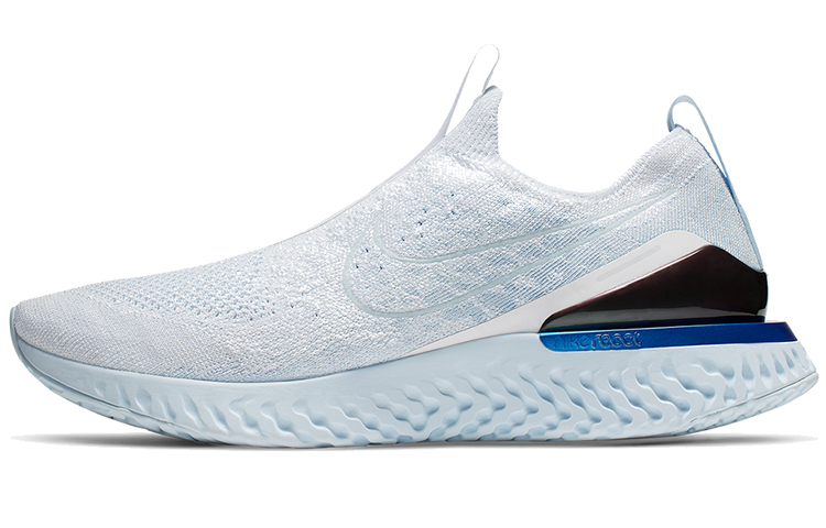 Nike Epic React Moc Flyknit White Hydrogen Blue