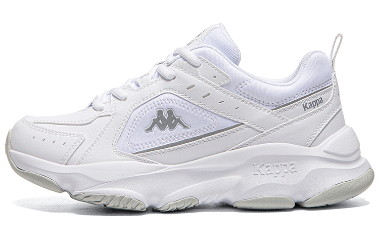 Kappa Proton No. 1 Anti Slip And Wear Resistant Height Increasing Low Top Chunky Sneakers Women's White