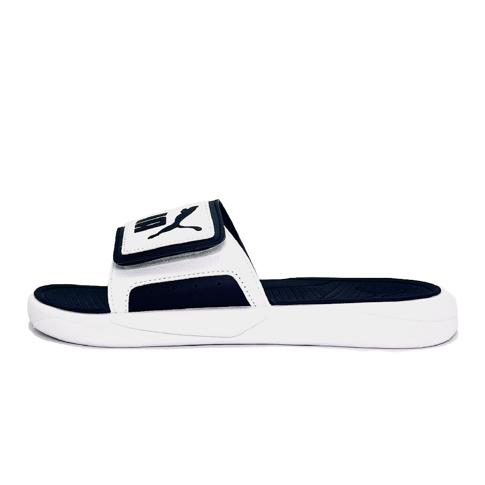 PUMA Royalcat Slip Resistant Slide Slippers Men's Black White
