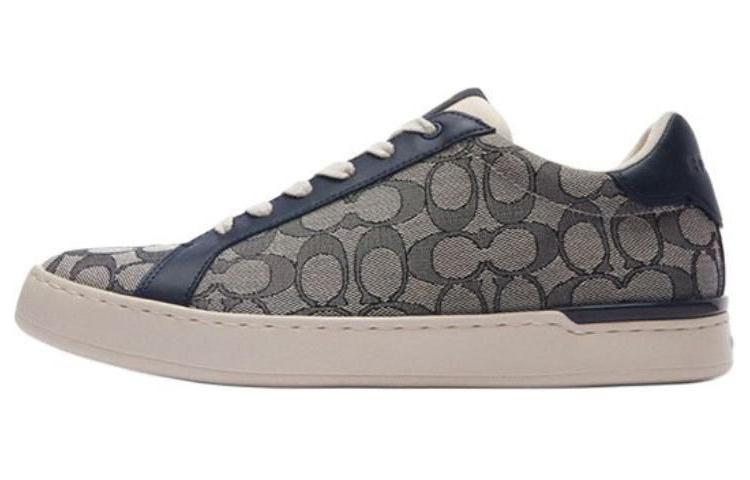 COACH Clip Low Top Skateboard Shoes Men's Midnight Blue