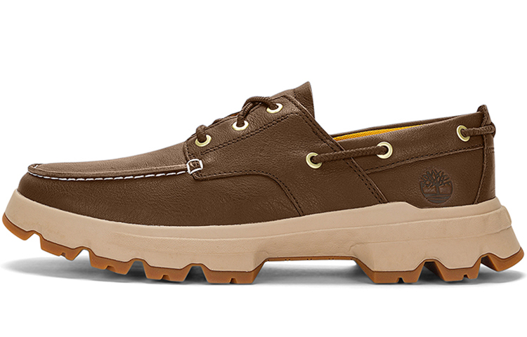 Timberland Greenstride Originals Ultra Leather Boat Shoes 'Dark Brown'