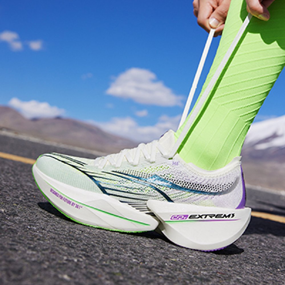 361° Flying Future Low Top Sprint Training For Long Distance Running And Marathon Running Shoes Unisex Green