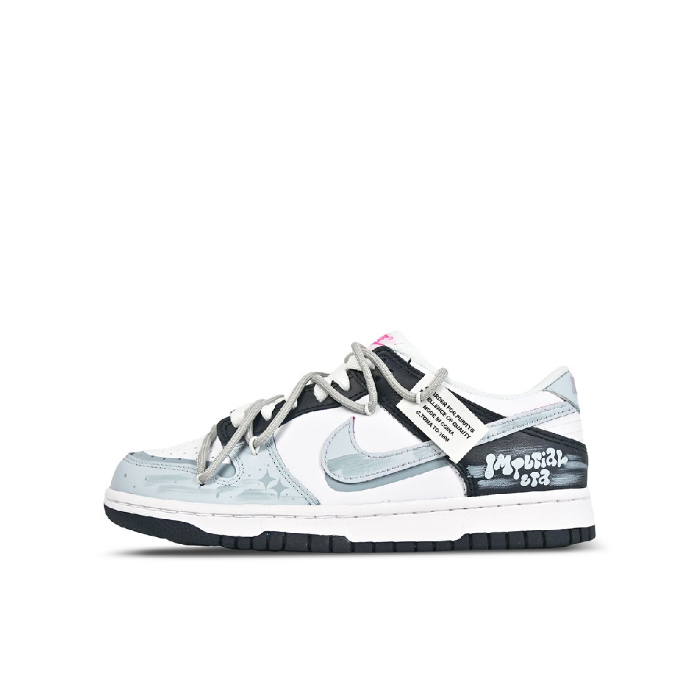 Nike Dunk Low-Top Skateboard Shoes Women's Light Blue