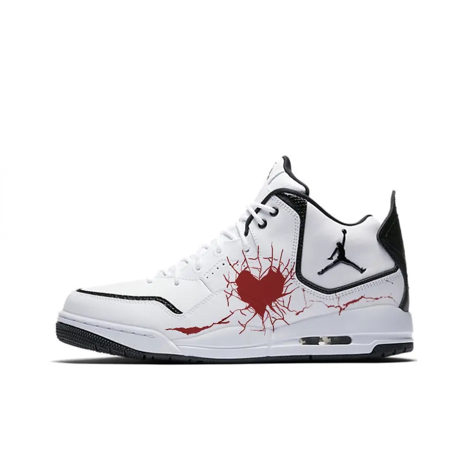Jordan Courtside 23 Vintage Basketball Shoes Unisex Mid top Red