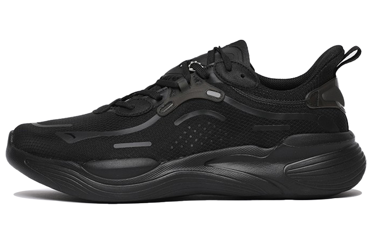 ANTA Training Shoes Men Low-Top Black/Sandstorm Gray