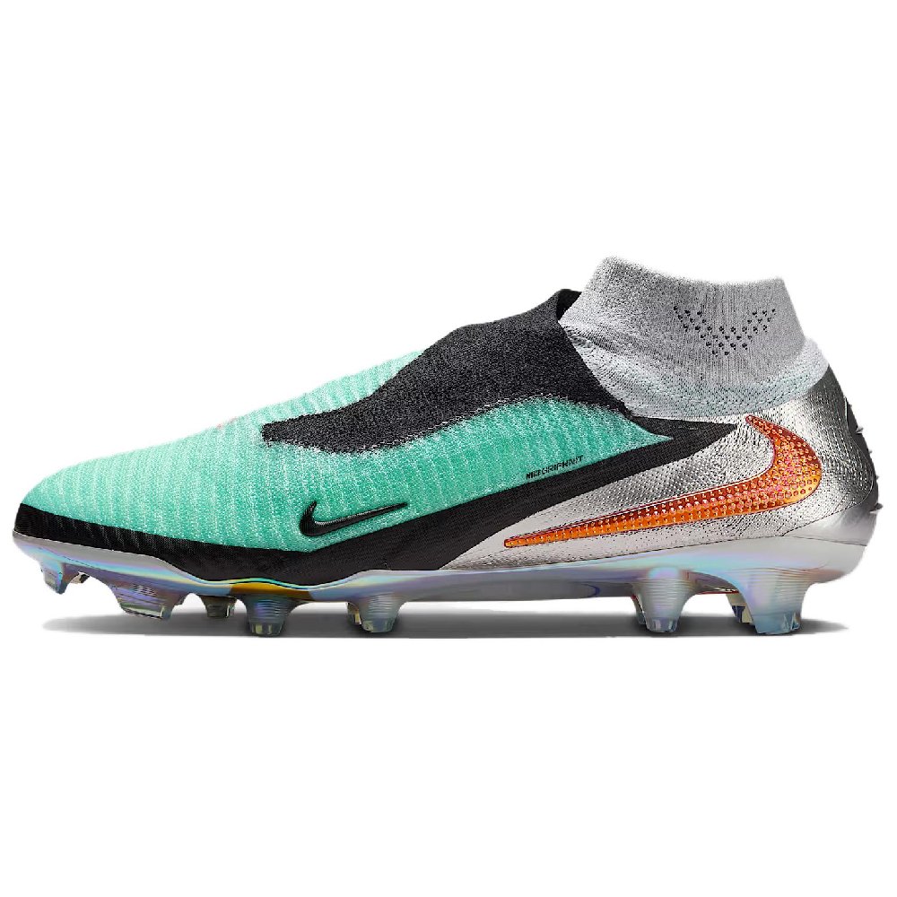 Nike Abrasion Resistant Soccer Shoes Unisex Black Green