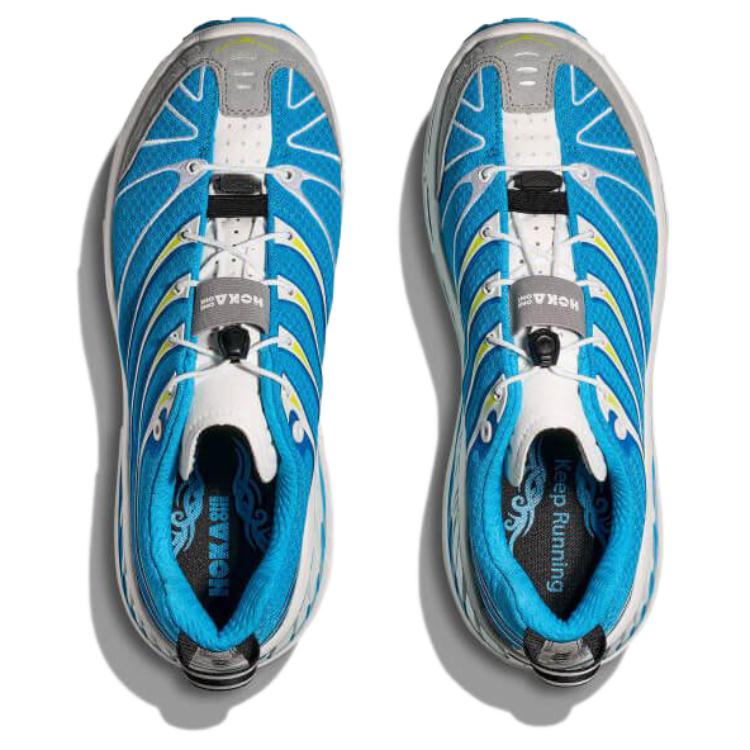 HOKA ONE ONE Stinson Evo OG Cushioning Slip Resistant Low Top Running Shoes Men's Sky Blue