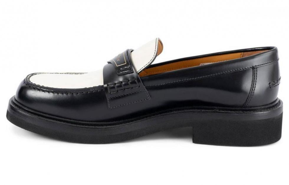 DIOR Boy Loafers Women's Black White