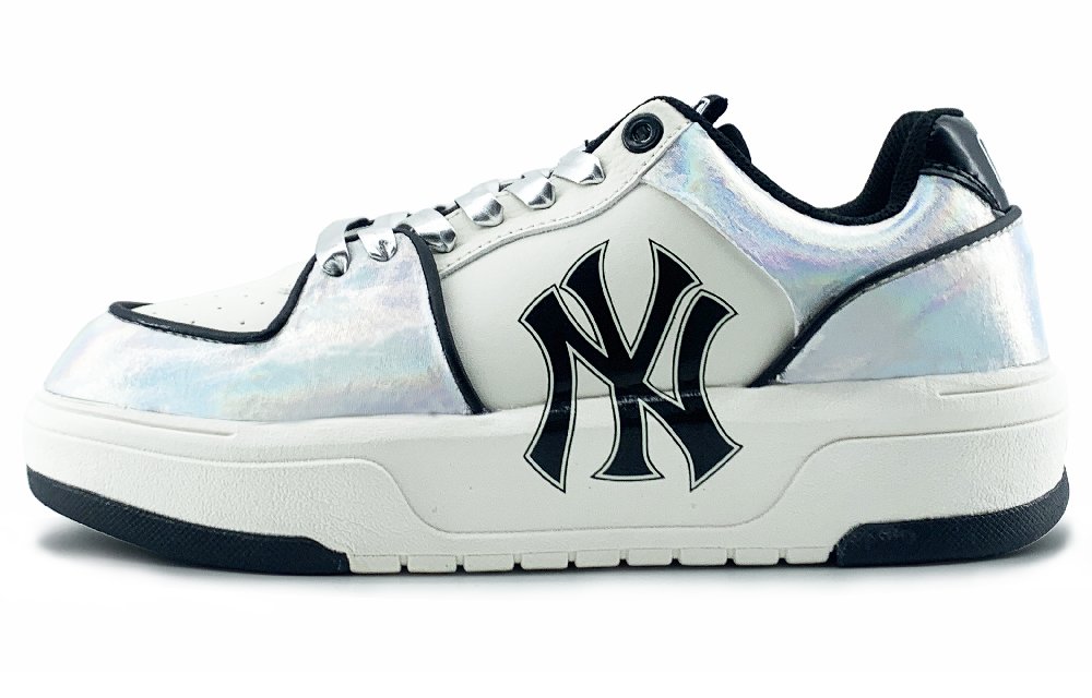 MLB Chunky Liner Low-Top Skateboard Shoes Unisex Silver