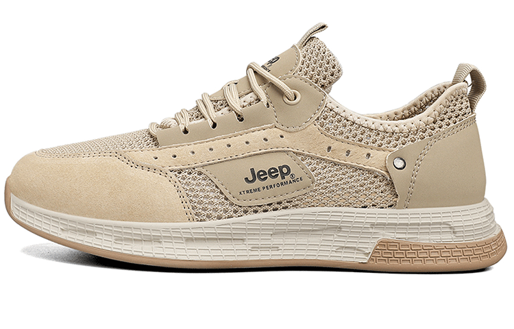 Jeep Cushioning, Abrasion Resistant, Slip Resistant Low Top Casual Shoes Men's Sand