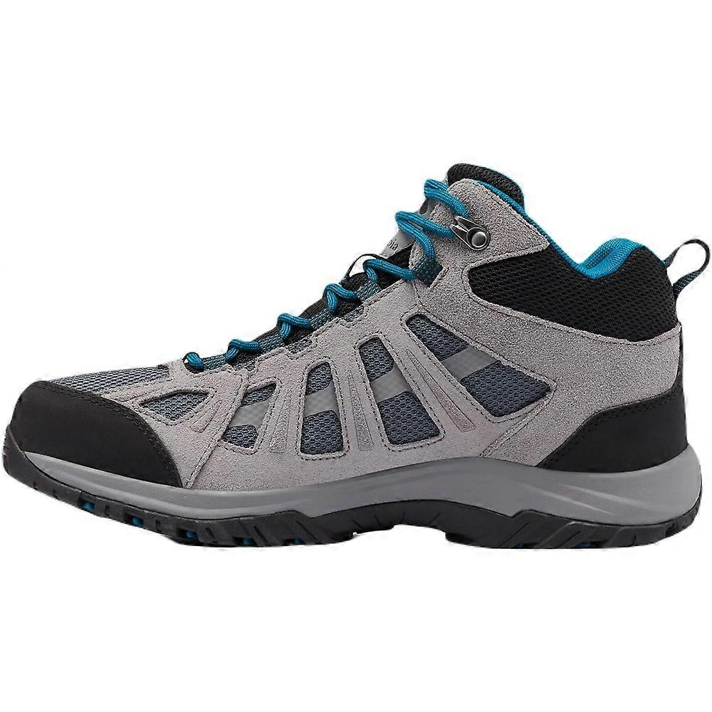 Columbia Redmond 3 Slip-Resistant Mid-Top Trekking Shoes Men's Gray Black